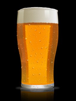 Frosty Glass of Beer similar to servings at The White House of Obama's home brew, Honey Beer.