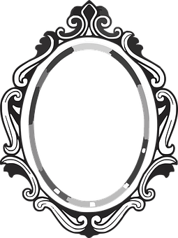 a frame with no picture