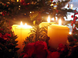 Glowing Christmas Candles