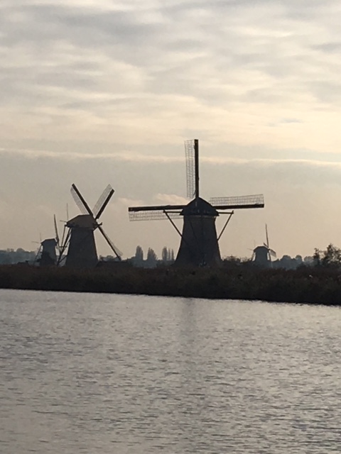 Windmills in Kinderdijk, South Holland
