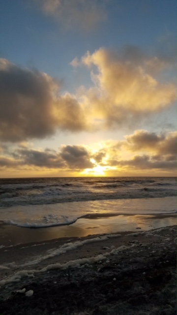 Sunrise on a fall morning in Jacksonville, FL