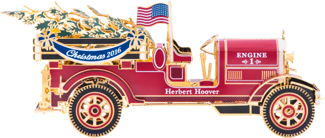 Official 2016 White House Ornament - Fire Truck Pumper