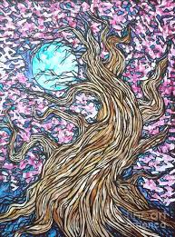 Vincent van Gogh's Cherry Tree in blossom