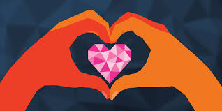 Hands cupping to form the shape of a heart